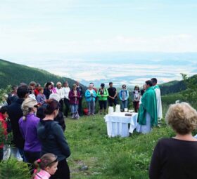 Svätá omša pri Sliezskom dome 2016