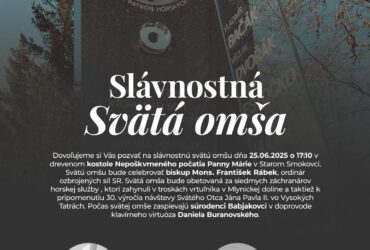 Spomienková svätá omša 25.06.2025