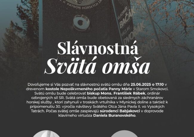 Spomienková svätá omša 25.06.2025