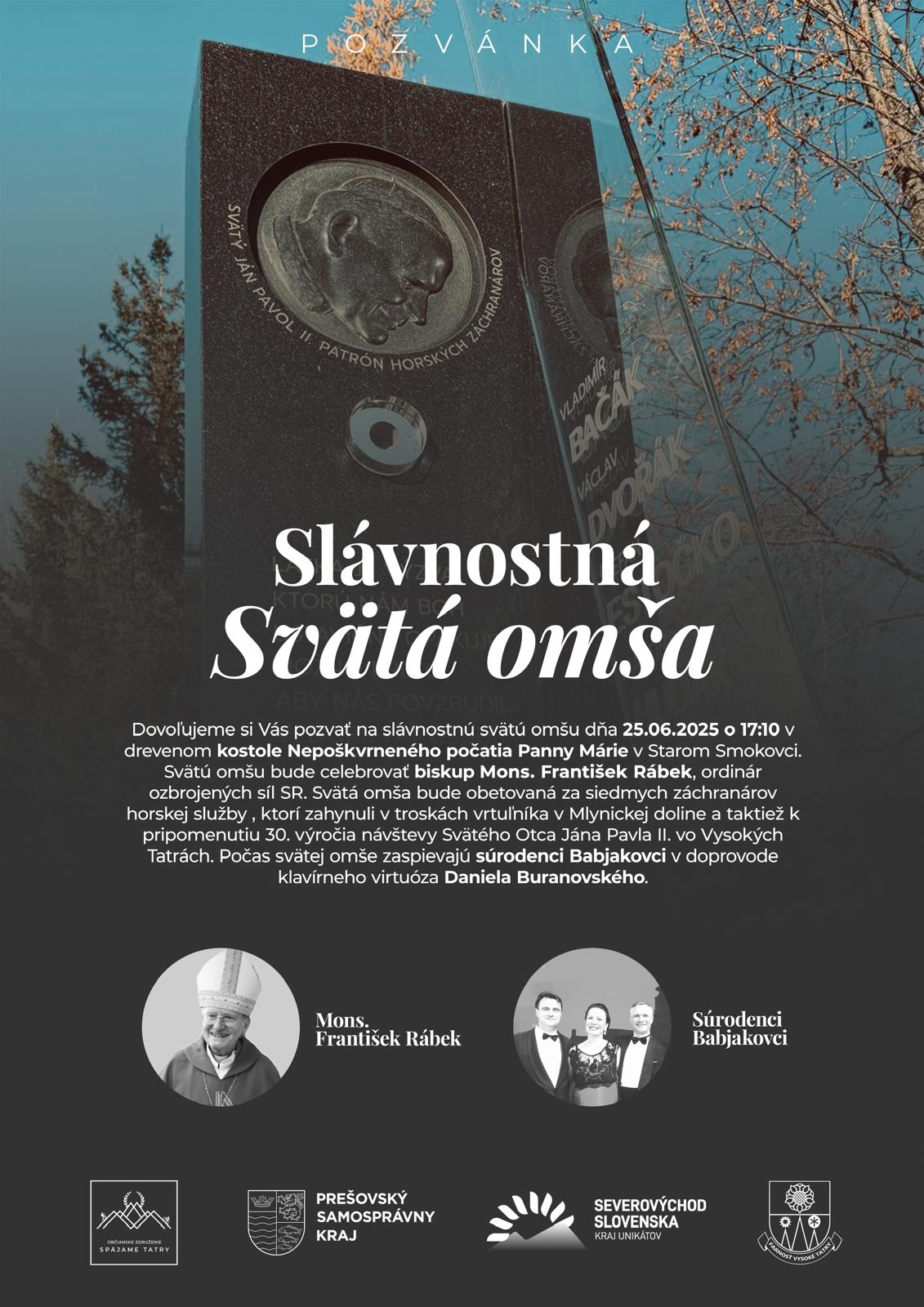 Spomienková svätá omša 25.06.2025