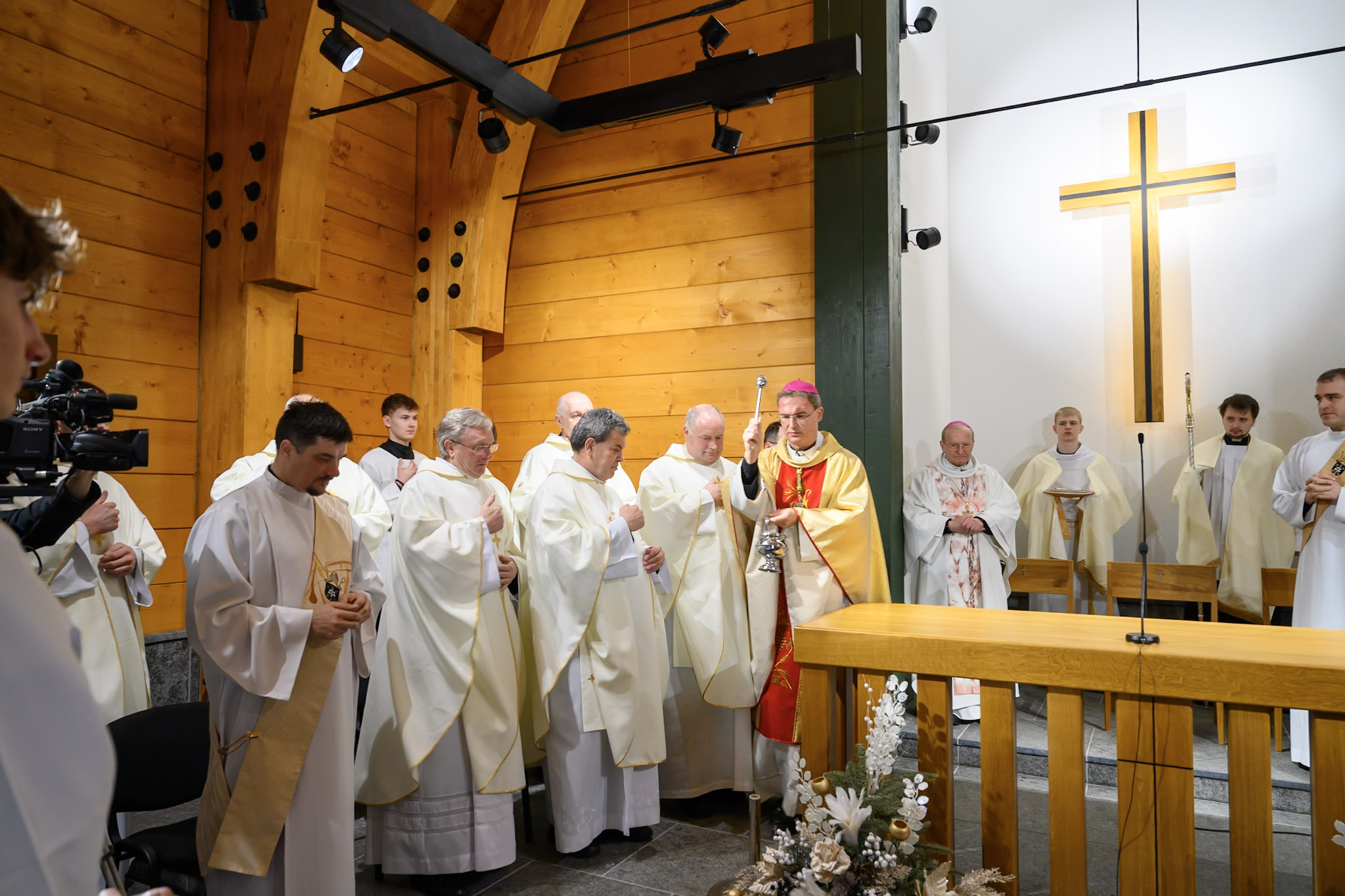 Požehnanie ekumenického kostola sv. Jána Pavla II. v Demänovskej doline