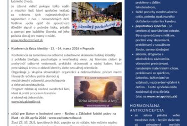 Národný pochod za život 2026